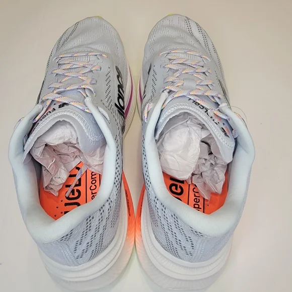 New Balance Men's Running Shoes - White and Neon - Picture 10 of 15